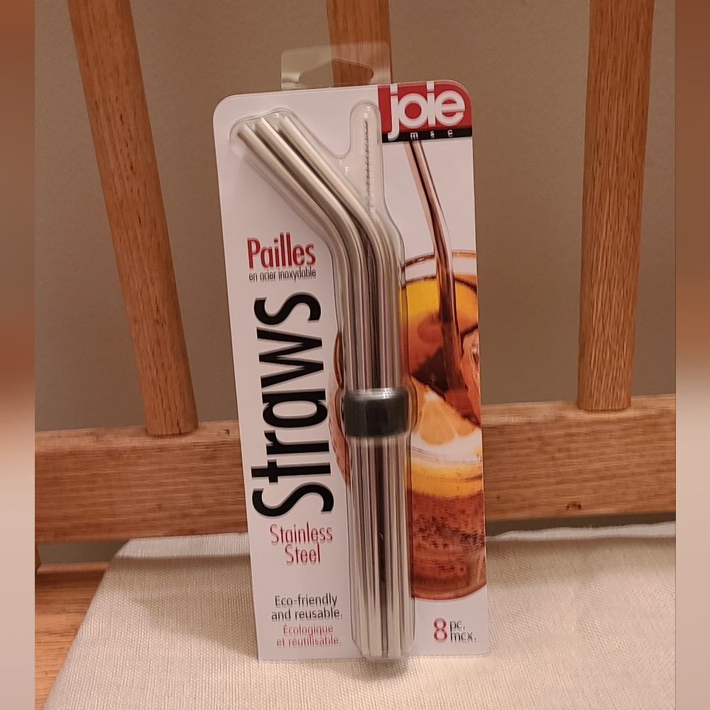 Stainless steel straws 8pc